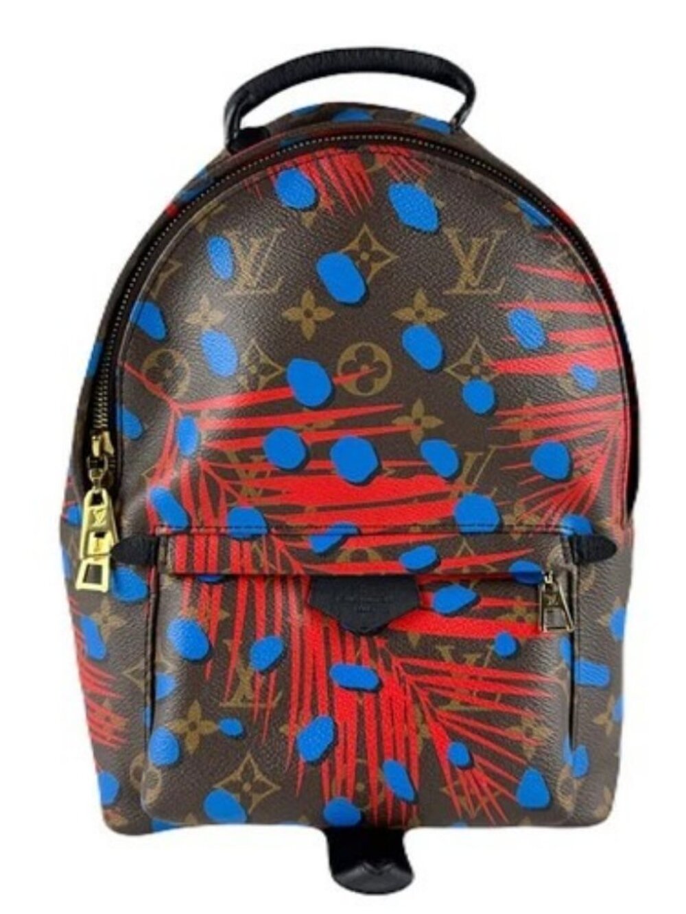 Auth LOUIS VUITTON Monogram Jungle Dot Palm Springs PM Backpack M41980 - z8716